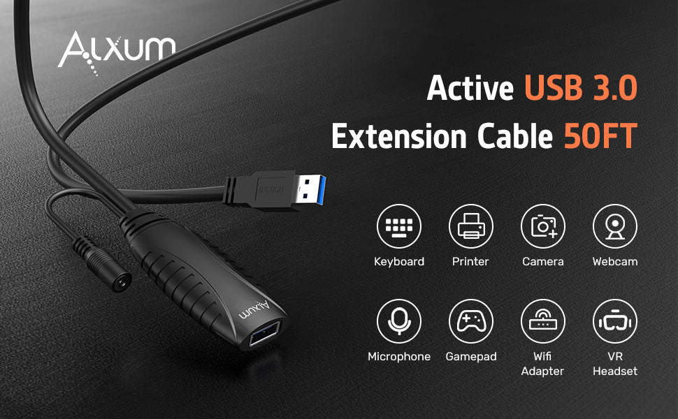 Active USB Extension Cable 15M50FT